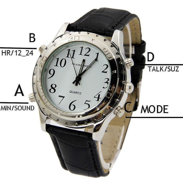 English Speaking Talking Watch For Blind Person Visually Impaired Elderly Peo Ao Mrkj