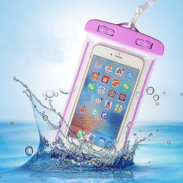 Mobile Phone Waterproof Bag,dustproof Spa Diving Cover,hanging Neck Swimming Touch Screen, Takeaway Rider Protection Special Equipment Artifact