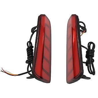 Multifunksjons LED Baklykt Bumperlys Bremslys Blinklys Reflektor for Vellfire 14-18