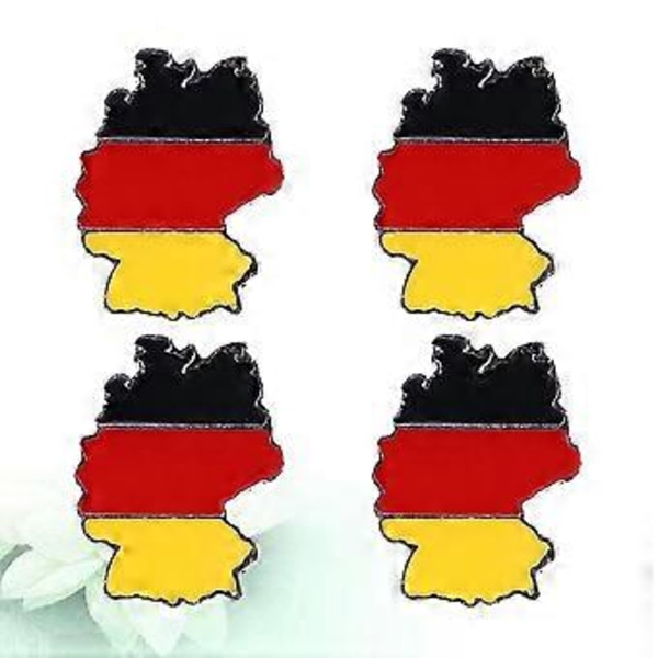 4 st Mode Legering Klämmor Flagga Brosch Dam Klänning Kläder Dekorativ Brosch Krage Brosch