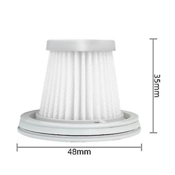 1 stk HEPA-filter til Mijia håndholdt støvsuger Hjem Bil Mini Trådløs Vaskbar Filter Reservedel ( )