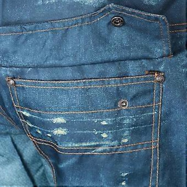 Herre Snøbukser Vanntett Utendørs Snowboard Termiske Jeans Bukser med Avtakbar Smekke (L)