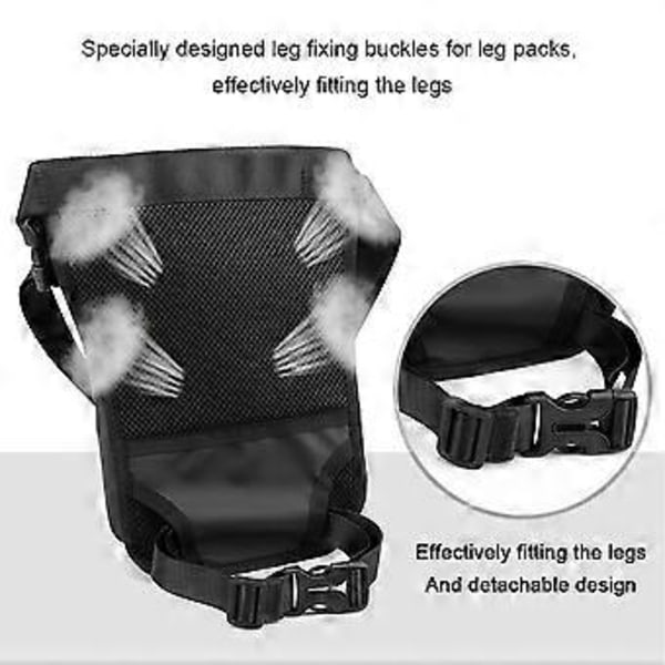 Vattentät benväska för utomhuscykling, handväska, Crossbody-väska, sport, bergsklättring, fiskeväska