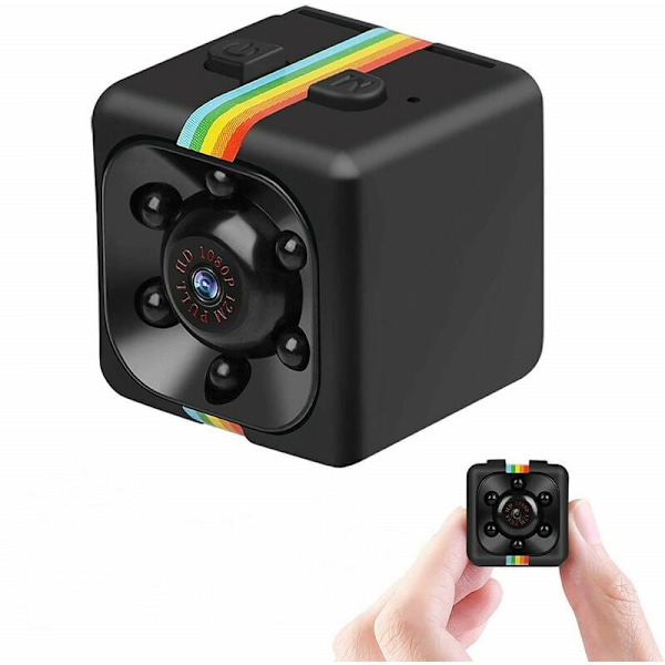 Minikamera, 1080P HD Skjult Kamera, Bærbar Trådløs Kamera med