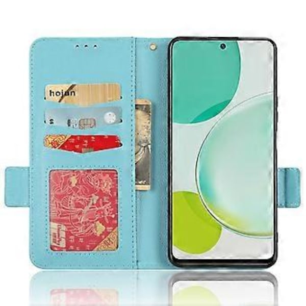 Plånboksfodral för Huawei Maimang 20/nova 11i/Enjoy 60 Pro PU Läder Ställ Telefonfodral (Stil F)