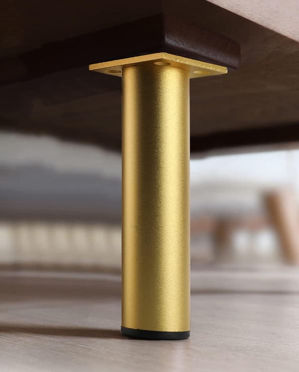 Möbelben i aluminiumlegering, skåpben, köksoffa, bord