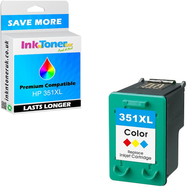 Compatible HP 351XL Colour High Capacity Ink Cartridge (CB338EE) (Premium) for HP Photosmart C4283 printer