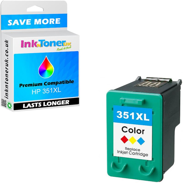 Compatible HP 351XL Colour High Capacity Ink Cartridge (CB338EE) (Premium) for HP Photosmart C4588 printer