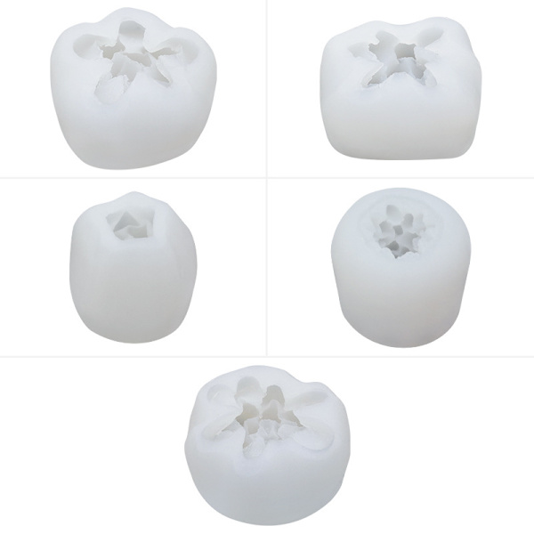 5 stk. Lys Siliconeforme, Sukkulenter Form Til DIY Lys Håndværk