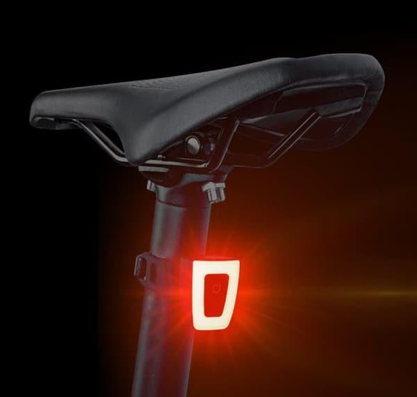 LED-baklys for sykkel - 3 moduser - USB-oppladbar - Wat