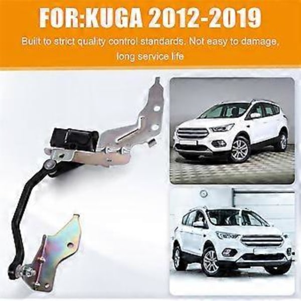 Bil Framljus Sensor och Fäste Montering Fjädring Höjdsensor för Ford Kuga 12-19 CV61-13