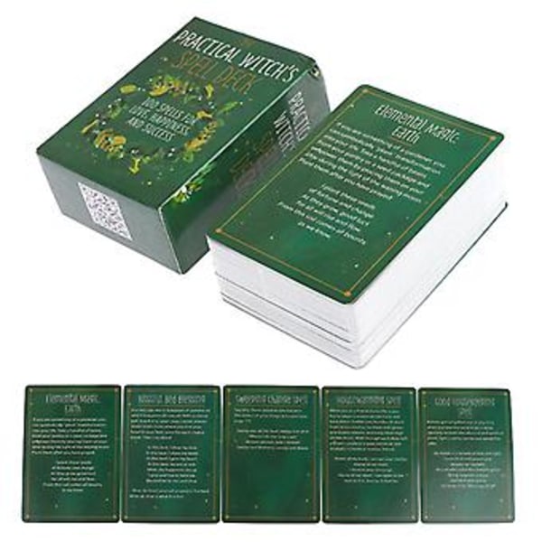 Praktisk Hekse-Spell Kort Tarotkort Orakel Spådom Brettspill