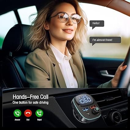 Bluetooth FM-sender, PD(30W) & QC 3.0 bil Bluetooth-adapter, Bluetoot