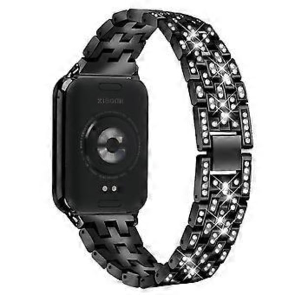Tyyppi B Xiaomi Smart Band 8 Pro -rannekkeelle, strassikoristeinen 5-helminen metallinen ranneke (tyyli B)