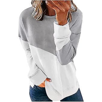 Efterårstøj til kvinder Oversized sweatshirt Løs bluse til hjemmearbejde Fester Brug (S)