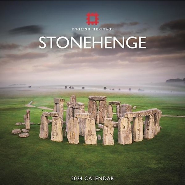 English Heritage Stonehenge Square Wall Calendar 2024