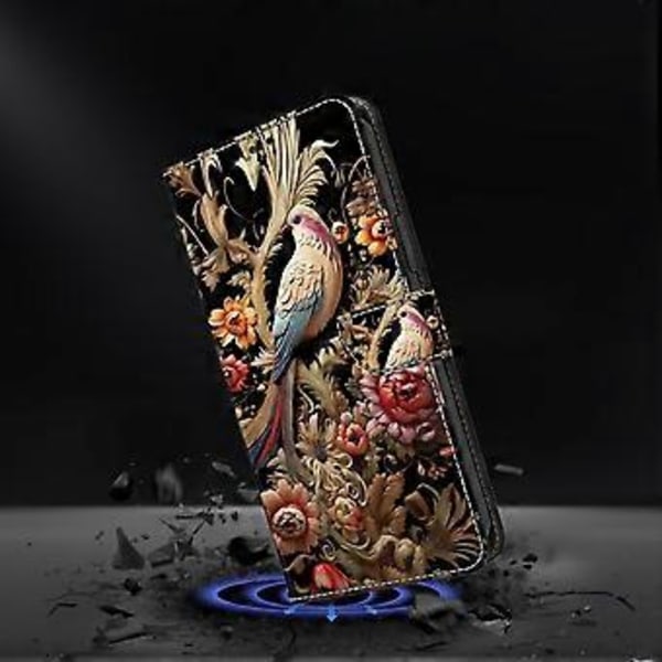 Til Samsung Galaxy S24 FE Etui PU Læder Wallet Telefon Cover med Stand (Style D)