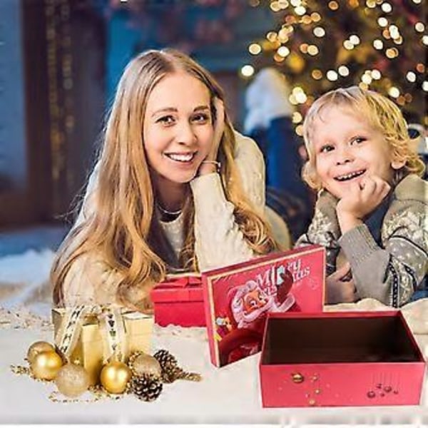 1 st julgåva-påse Jul Eve Apple Candy Förpackningslåda Gåva-påse
