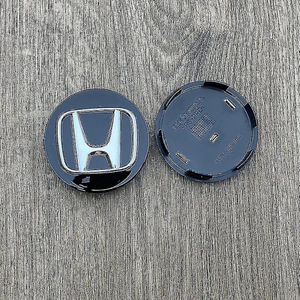 Musta 69 mm Hondan auton logon keskihattu navan hattu logon merkki (Sopii