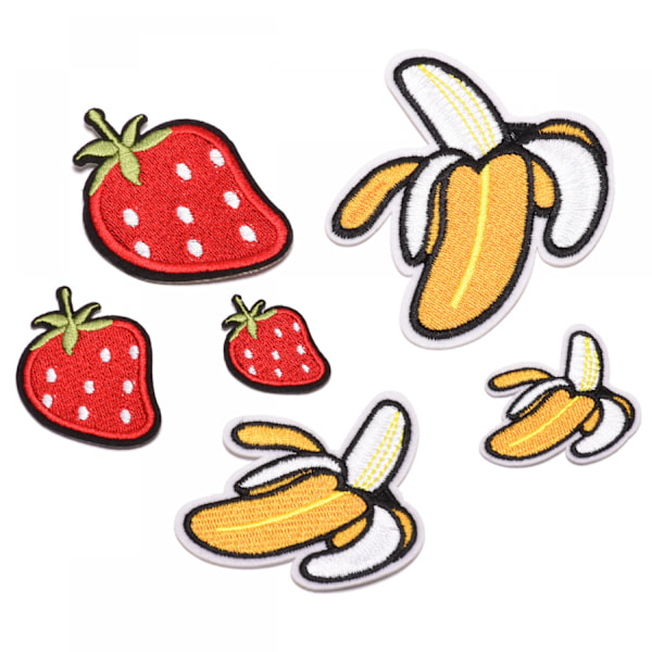 Broderede stof patches