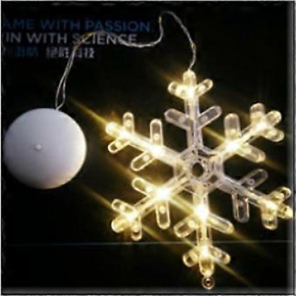 LED-luminehiutale \"Icy Star\" noin 30 x 16 cm, paristoilla toimiva