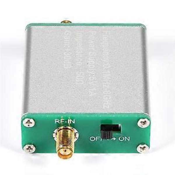 0,01-6GHz Lågbrusförstärkare Fullband 35dB Hög Förstärkning LNA Signal