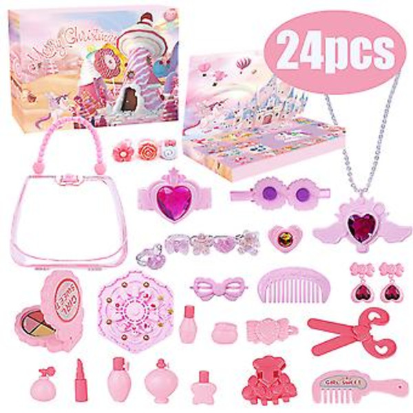 Jule Blind Box 24 Dages Nedtælling Adventskalender Makeup Sæt Tilbehør Børn Piger Julegaver Ideel( )