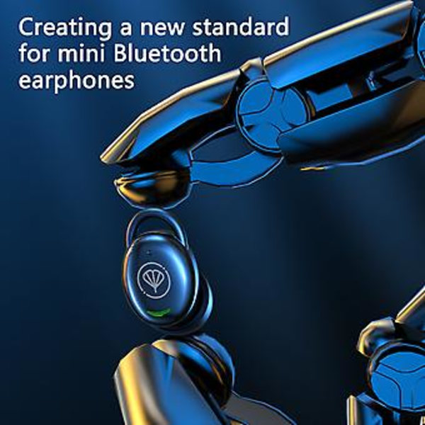 Søvnørepropper Trådløse Bluetooth Headset Bluetooth 5.3 Mini In-Ear Mikrofon Bærbar Øretelefoner Til Søvn BK