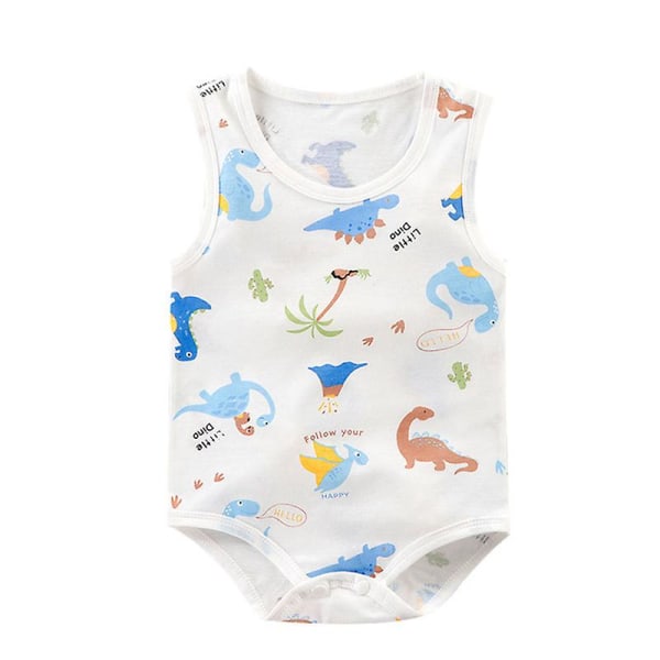 Baby Clothes Baby One-piece Clothes Bag Fart Vest Triangle Romper Children's Sleeveless One-piece Crawling Clothes Baby Clothes Colorful 73