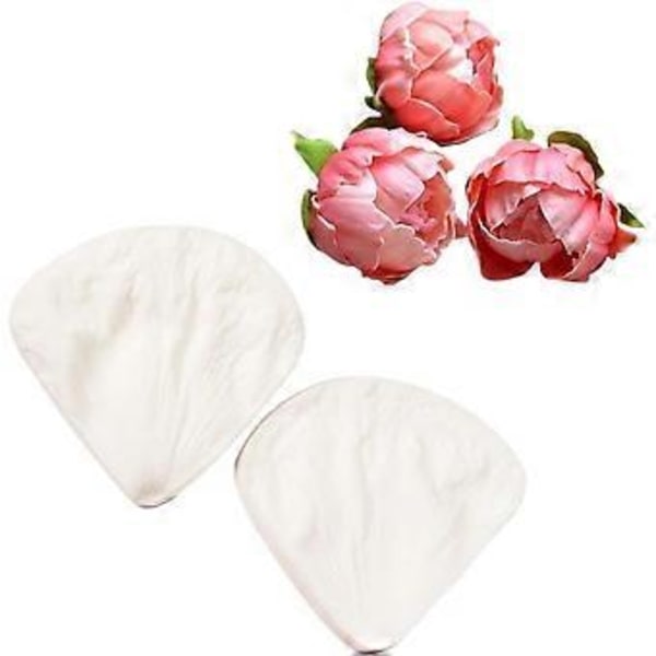 4 kpl Gumpaste-kukkaleikkurisarja 2 kpl Fondant-silikonimuotti Gumpaste-pionikukka Sokeriaskartelu Fondant-kukkalehtimuotti Suklaantekovaihtoehto