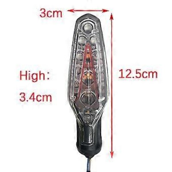 Motorcykel Bag LED Blinklys Til