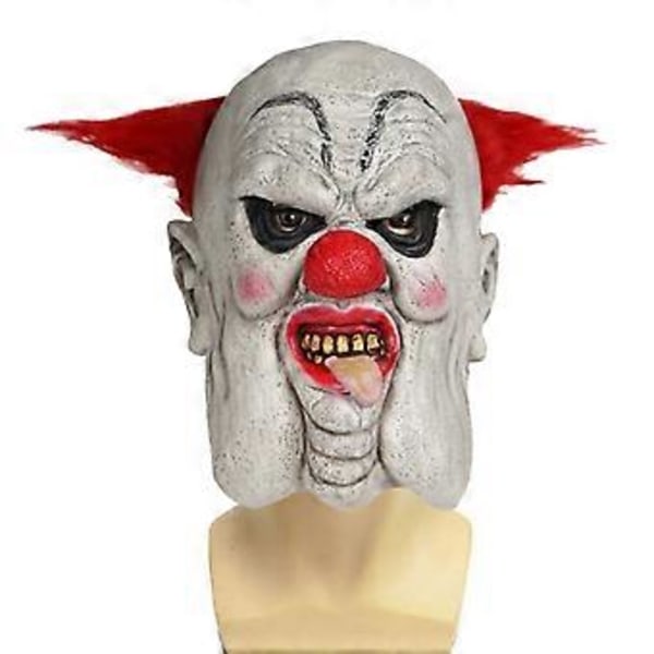 Suuri Punainen Pyöreä Nenä Pelottava Klovni Lateksi Pääasuste Maski Halloween Meikki Party Props