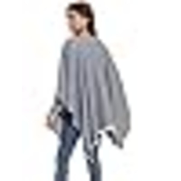 Poncho Dame Vinter Varmt Elegant Poncho Tæppe Poncho Kappe Strikket Poncho Frakke Vinter Poncho Sjal Kvinder Gave Til Fødselsdag Jul