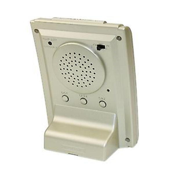 Ha-3011 Azan Moské Digital Klocka Bordsklocka Justerbar Med LCD-Skärm (Guld)