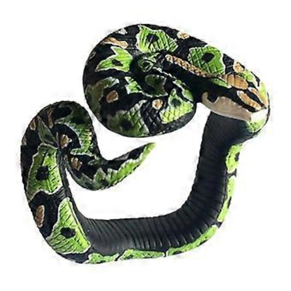 Nyhet Simuleringsormarmband, Läskigt Djurmodell Armband, Roliga Leksaker för Barn Party Halloween Leksak (Grön Python)