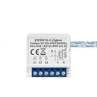 2023 Ny Timer Switch Modul Smart Home Mini Afbryder 1/2/3/4-vejs Zigbee Smart Switch Stemmestyring Zigbee Tuya 16a Smart Switch( )