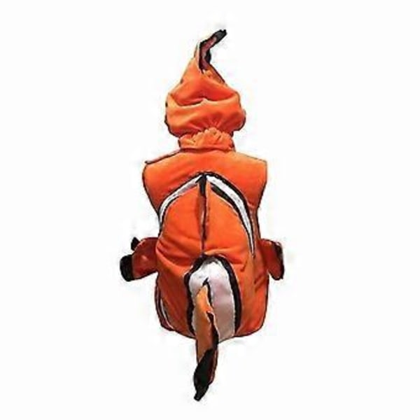 Halloween Julparty Finding Nemo Clownfisk Barnkostym - JA(S(80-90CM) röd)