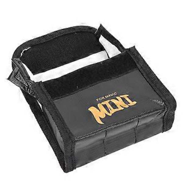 Brannsikker Lithium Batteriboks med Høy Temperaturmotstand for Mavic Mini Svart