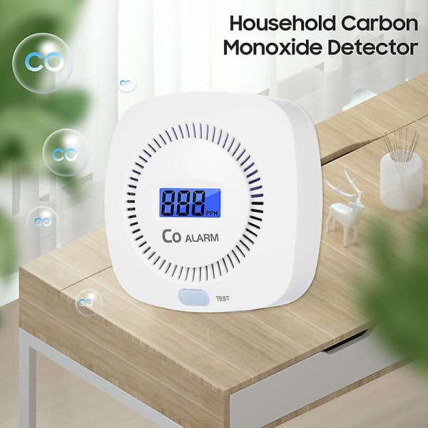 Carbon Monoxide Detector Sensor Monitor Lcd Digital Carbon Monoxide Alarm Meter High Precision Co Gas Tester Detector