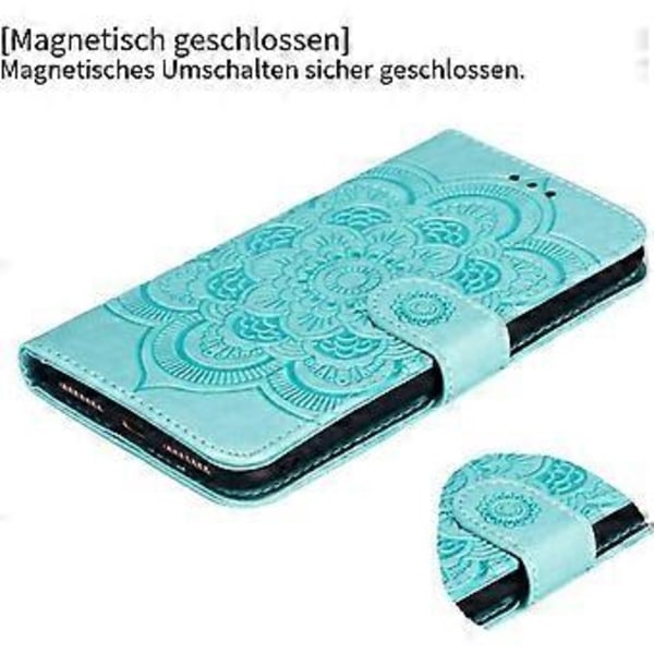 Etui til iPhone 7/8/SE iPhone 2020, flip lommebok med kortspor