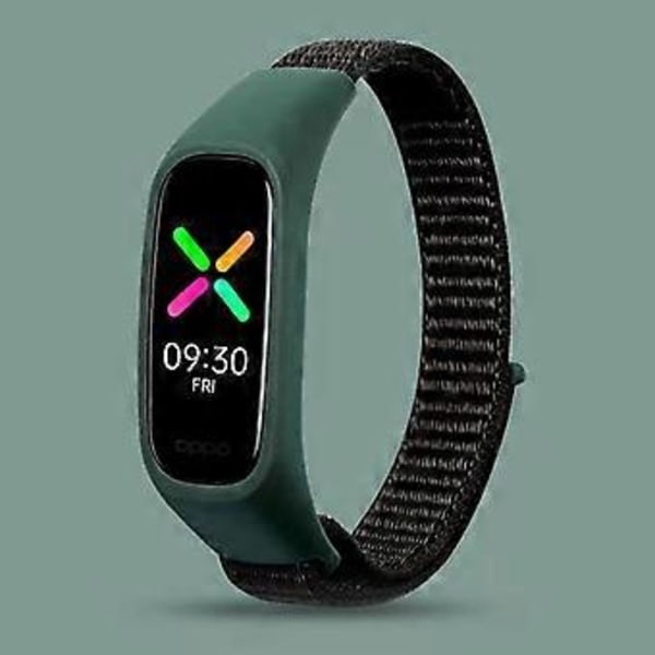 Nylon Urrem Justerbar Smart Urrem til OPPO Band Style/EVA Limited Edition - Army Grøn (Army Grøn)