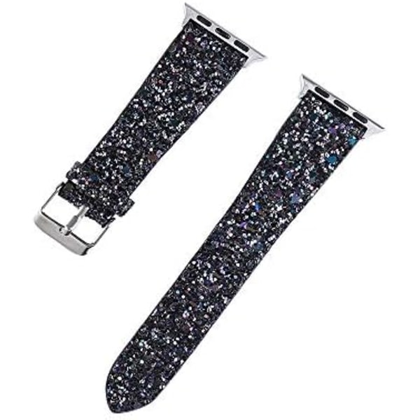 Bling Bands kompatibel med Apple Watch Band 38mm 40mm 41mm 42mm 44mm 45mm 49mm Ultra 2/1, iWatch Strap Bling Glitter Le