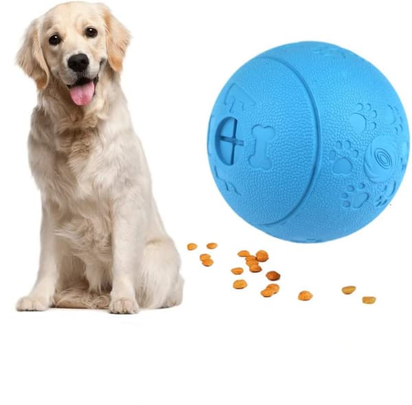 Hunde legetøjsbolde Hundegodbid bold legetøj, bidresistent gummifoderbol