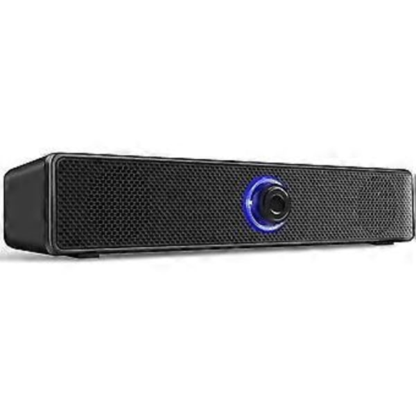 Computerhøjttalere, USB-drevne skrivebordshøjttalere med 2.0 stereolyd, 3,5 mm AUX-indgang PC-højttalere til stationær computer, bærbar computer, tablet, mobiltelefon