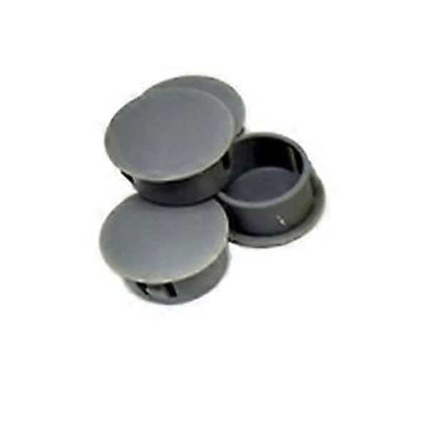 10 stk Runde Plastikdæksler Møbel Snap Hulprop - JA(17mm Grå)