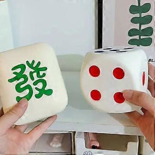 PU Långsam Återhämtning Tärning Stress Relief Leksak Barn Blå Vit Röd Mjuk Rolig Squish Tärning Ångestlindringsleksak