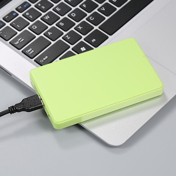 2,5 tommer harddisk etui Usb3.0 ekstern Hdd/ssd kabinet Sata harddisk etui（grøn）