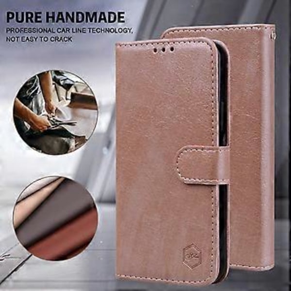 Til Samsung Galaxy A34 5G Fuld Beskyttelse Ensfarvet PU Læder Wallet Case Mobiltelefon Stand Cover (Style D)