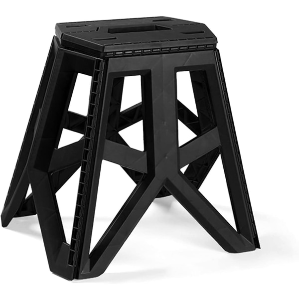 Black deals foldable stool