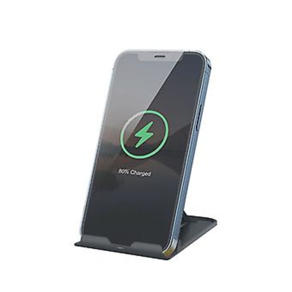Bærbar, skridsikker, trådløs telefonopladerstandholder til MagSafe-oplader (Grøn)